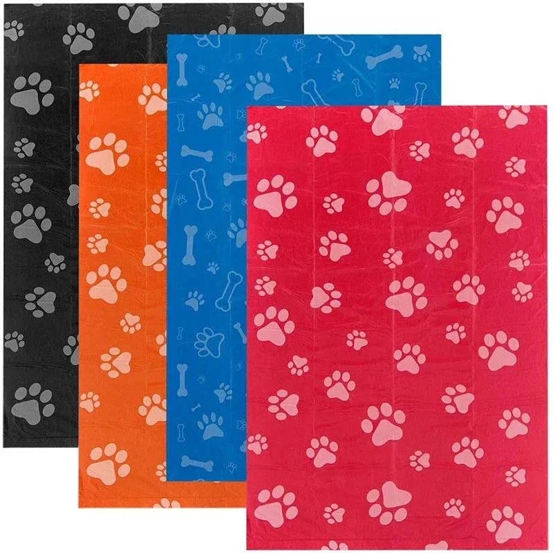120 Rolls Dog Poop Bag Outdoor Cleaning Poop Bag Outdoor Clean Pets Supplies for Dog 15Bags/Roll