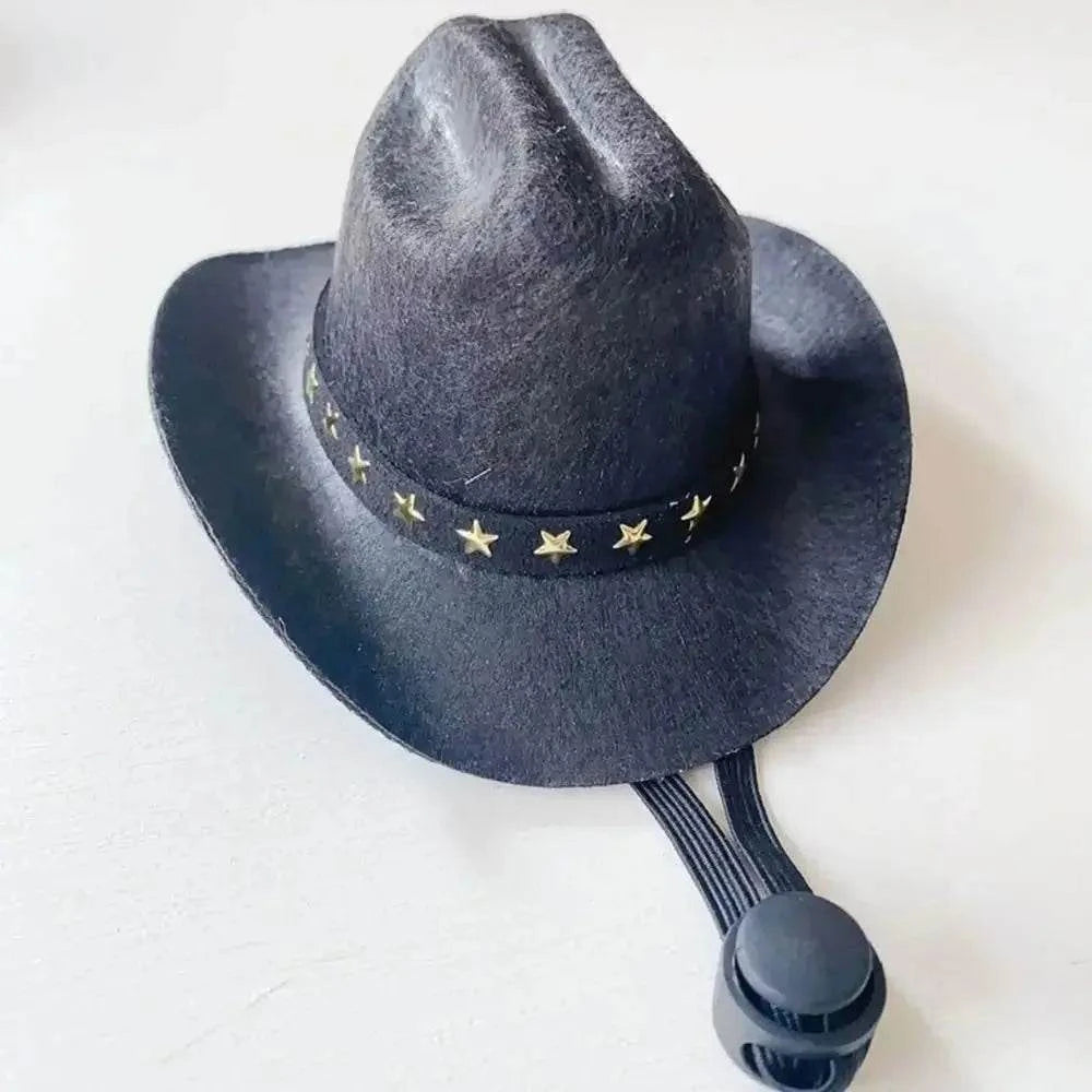 Adjustable Funny Pet Dog Hat Outdoor Summer Pet Accessories Dogs Cats Headwear Cowboy Hats