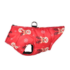 Christmas Dog Jacket Coat Winter Warm Pet Clothes for Small Medium Dogs Cats Vest Costume Waterproof Puppy Chihuahua Pug Outfits