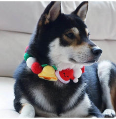 Christmas Dog Cat Collar Handmade Pet Neckwear Scarf Bandana Pet Gift for Pet Costumes Perfect Accessory Holiday Vibrant Colors