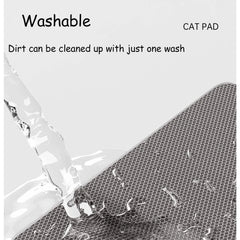 Cat Litter Mat Waterproof Double Layer Pet Litter Box Mat Pet Toilet Cat Mat Nonslip