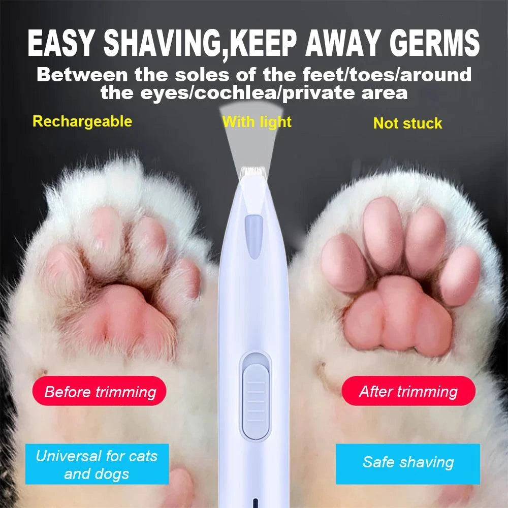 Dog Hair Trimmer Electric Dog Cutter Professional Pet Foot Hair Trimmer Cat Grooming Hairdresser Scissor