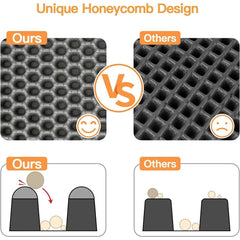 Cat Litter Mat Double Layer Waterproof Urine Proof Trapping Mat Easy to Clean Non-Slip Toilet Pad