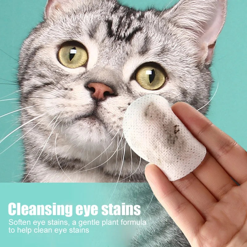 Pet Eye Wipes Cats And Dogs Tearmark Wet Wipes Cats And Dogs Universal No Irritation Canned Wipes