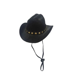 Adjustable Funny Pet Dog Hat Outdoor Summer Pet Accessories Dogs Cats Headwear Cowboy Hats