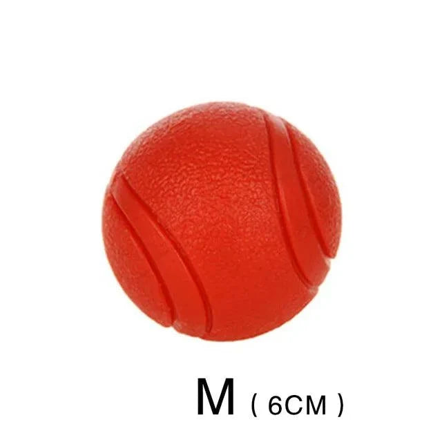 MADDEN S-XL Sizes medium red indestructible rubber dog ball toy 6cm