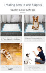dog nappies Super Absorbent Pet Diaper Disposable Dog Training Pee Pad