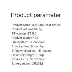 Xiaomi Mini GPS Tracker Bluetooth 5.0 Anti-Lost Smart Finder for Pets Kids Bag Wallet