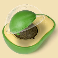 Natural Catnip Healthy Rotatable Wall Stick-on Ball Cats Teeth Cleaning Scratching Supplies