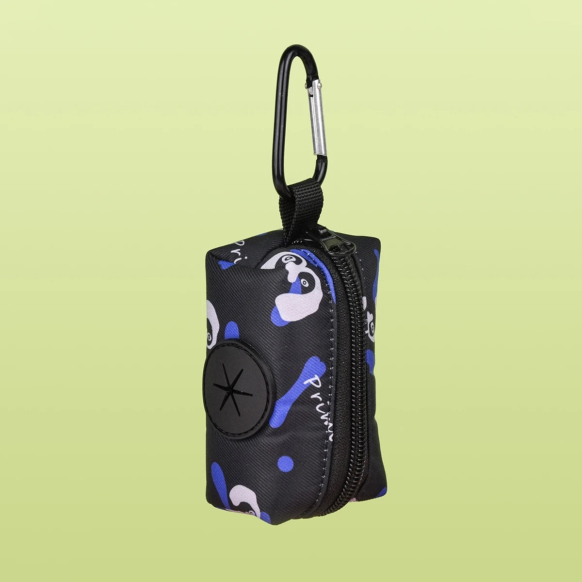 1pcs outdoor portable dog poo bag dispenser, durable dog leather strap attachment