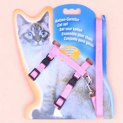 Hot-selling cat chest strap simple design traction rope sturdy and durable pet supplies