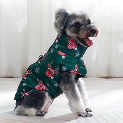Christmas Dog Jacket Coat Winter Warm Pet Clothes for Small Medium Dogs Cats Vest Costume Waterproof Puppy Chihuahua Pug Outfits