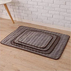 Set of three gray Dog Mat Cooling pads made of CoolCore mesh and terry cloth for pets