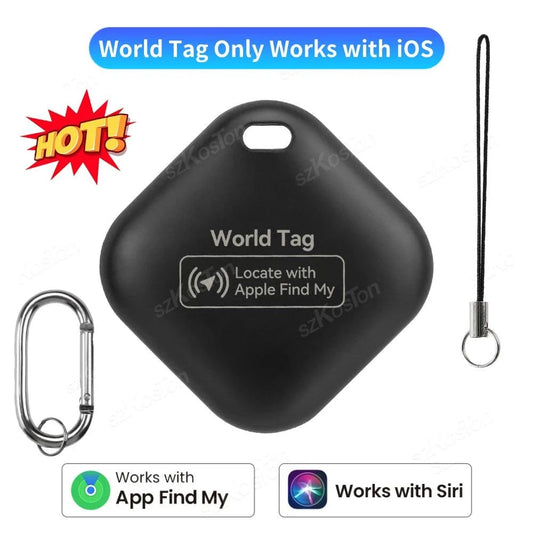 Mini GPS Tracker smart locator for pets and cars compatible with iOS and Apple Find My app