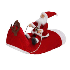 Funny Christmas Pet Cosplay Clothes for Small Medium Dogs Cats Warm Dog Cloak with Santa Claus Pet Costume Happy New Year Gift