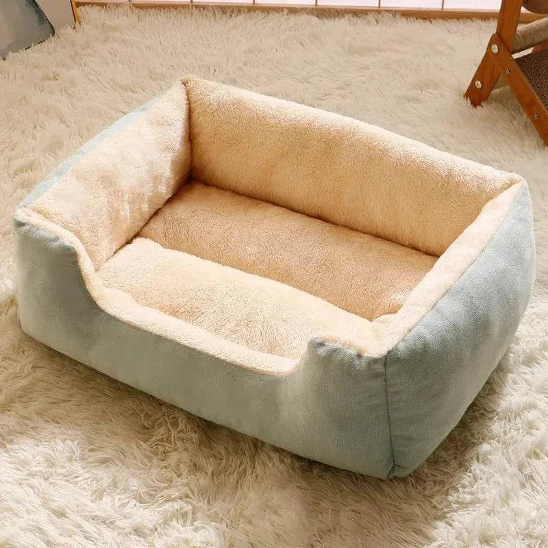 Breathable Plush Cat Bed Semi-Circular Kitten Cushion for Cats And Dogs
