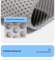Cat Litter Mat Waterproof Double Layer Pet Litter Box Mat Pet Toilet Cat Mat Nonslip