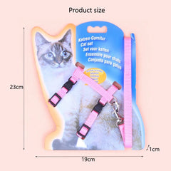 Hot-selling cat chest strap simple design traction rope sturdy and durable pet supplies