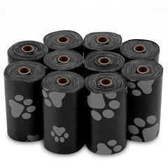 120 Rolls Dog Poop Bag Outdoor Cleaning Poop Bag Outdoor Clean Pets Supplies for Dog 15Bags/Roll