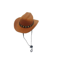 Adjustable Funny Pet Dog Hat Outdoor Summer Pet Accessories Dogs Cats Headwear Cowboy Hats