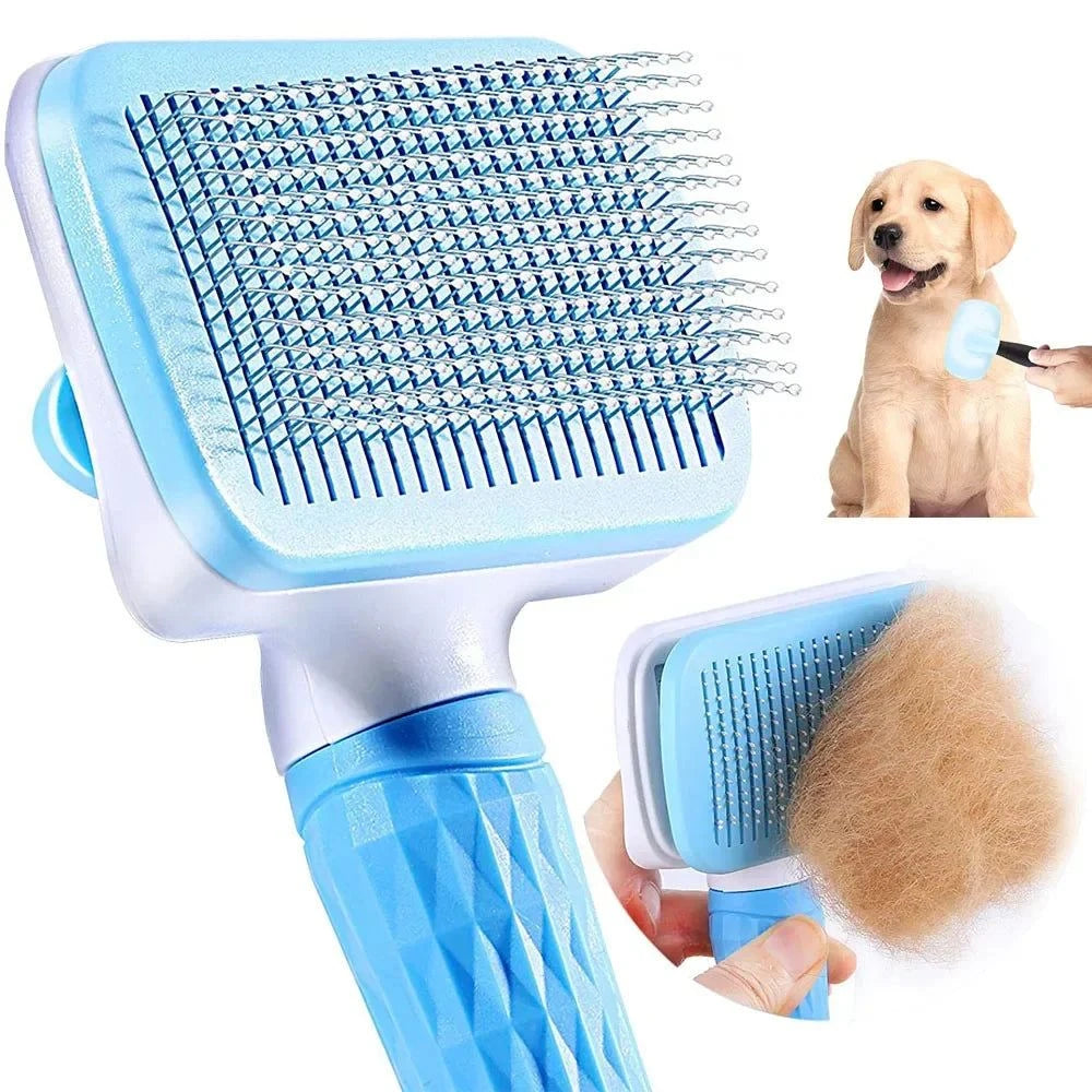 Dog Hair Remover Brush Cat Dog Hair Grooming And Care Comb For Long Hair Cleaning Bath Brush Dog Supplies