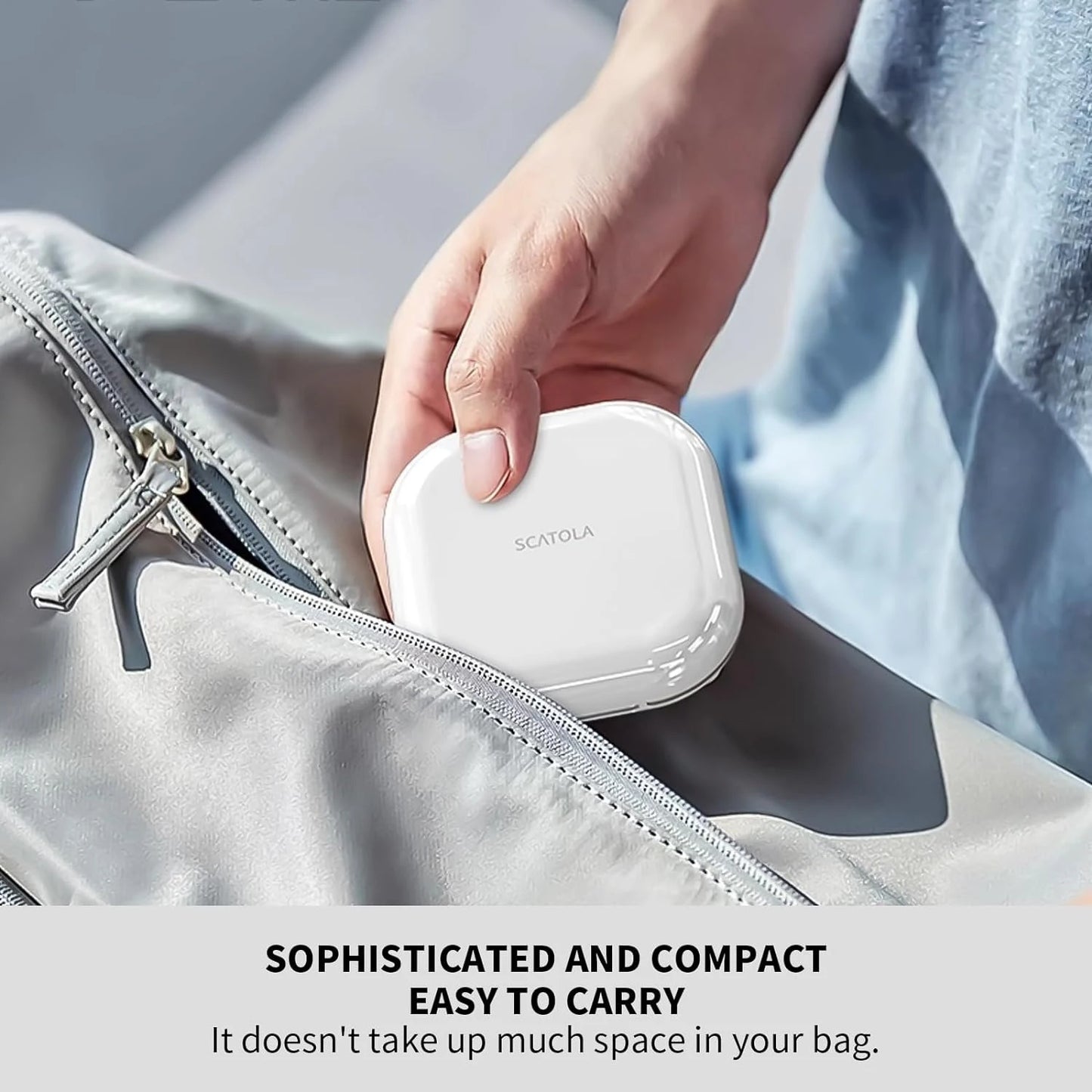 4-grid Pill Organizer Mini Portable Tablet Case for Vitamin Cod Liver Oil Supplement