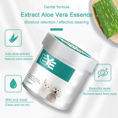 Pet Eye Wipes Cats And Dogs Tearmark Wet Wipes Cats And Dogs Universal No Irritation Canned Wipes