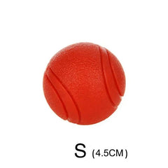 MADDEN S-XL Sizes red solid rubber indestructible bouncy dog ball toy 4.5cm
