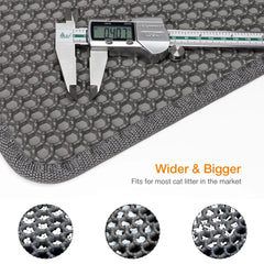 Cat Litter Mat Double Layer Waterproof Urine Proof Trapping Mat Easy to Clean Non-Slip Toilet Pad