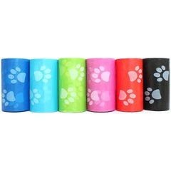 120 Rolls Dog Poop Bag Outdoor Cleaning Poop Bag Outdoor Clean Pets Supplies for Dog 15Bags/Roll