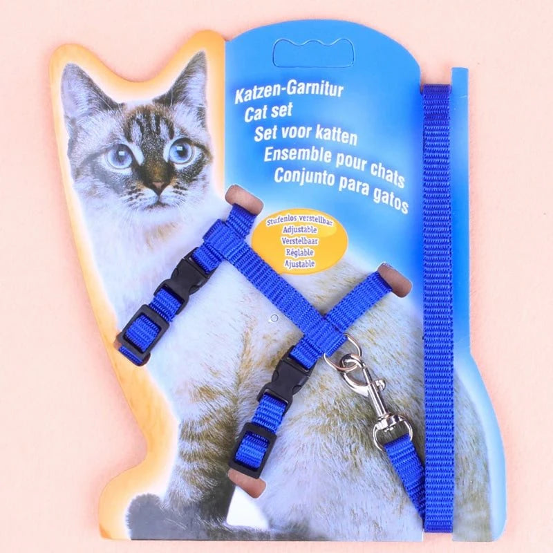 Hot-selling cat chest strap simple design traction rope sturdy and durable pet supplies