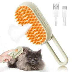 Pet Hair Remover Spray Comb with USB charging for cats and dogs grooming and dematting