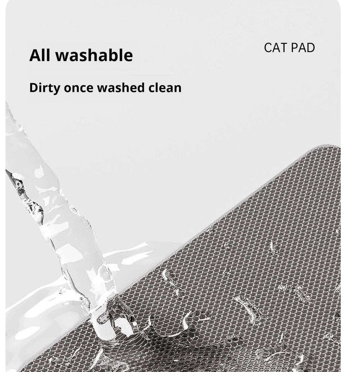 Cat Litter Mat Waterproof Double Layer Pet Litter Box Mat Pet Toilet Cat Mat Nonslip