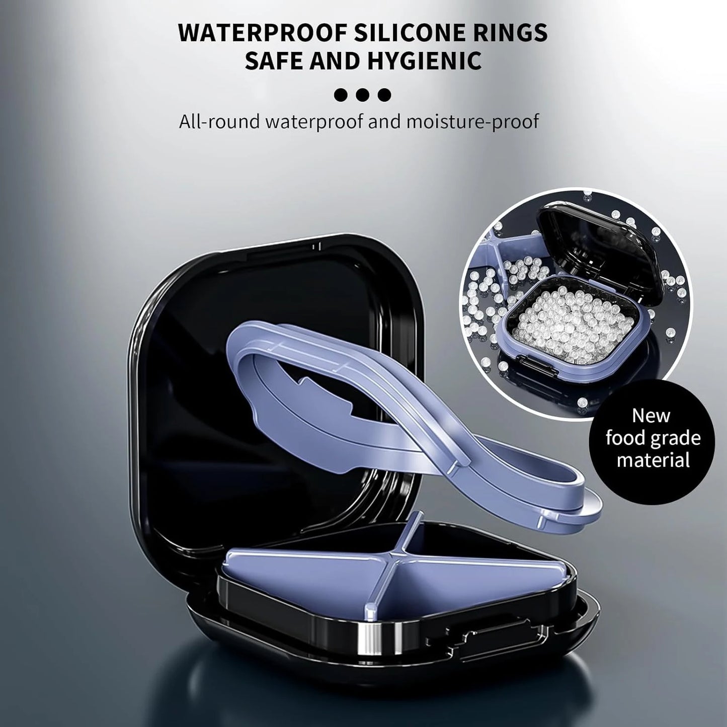 4-grid Pill Organizer Mini Portable Tablet Case for Vitamin Cod Liver Oil Supplement