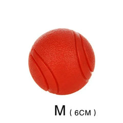 MADDEN S-XL Sizes medium red indestructible rubber dog ball toy 6cm