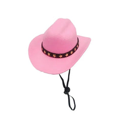 Adjustable Funny Pet Dog Hat Outdoor Summer Pet Accessories Dogs Cats Headwear Cowboy Hats