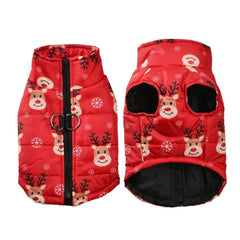 Christmas Dog Jacket Coat Winter Warm Pet Clothes for Small Medium Dogs Cats Vest Costume Waterproof Puppy Chihuahua Pug Outfits