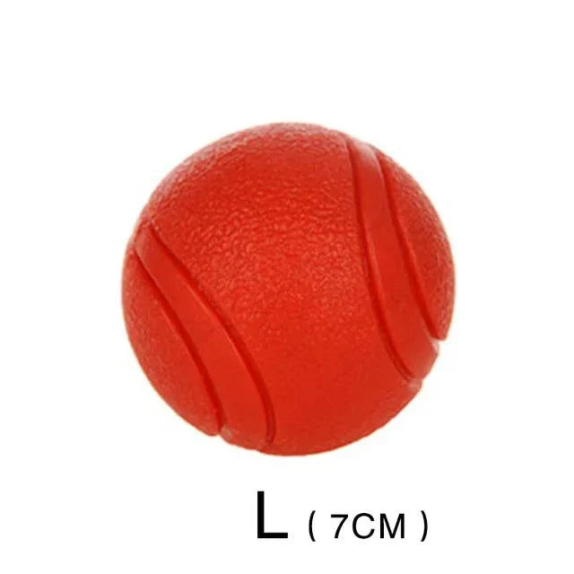 MADDEN S-XL Sizes large 7cm red rubber indestructible dog ball toy