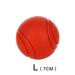 MADDEN S-XL Sizes large 7cm red rubber indestructible dog ball toy