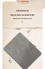 Cat Litter Mat 2-Layer Design Premium Sand Trapping Technology Waterproof Base Non-Slip Pet Floor