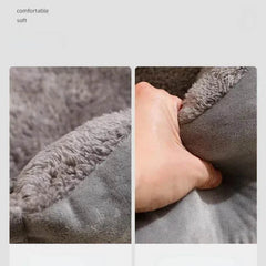 Breathable Plush Cat Bed Semi-Circular Kitten Cushion for Cats And Dogs