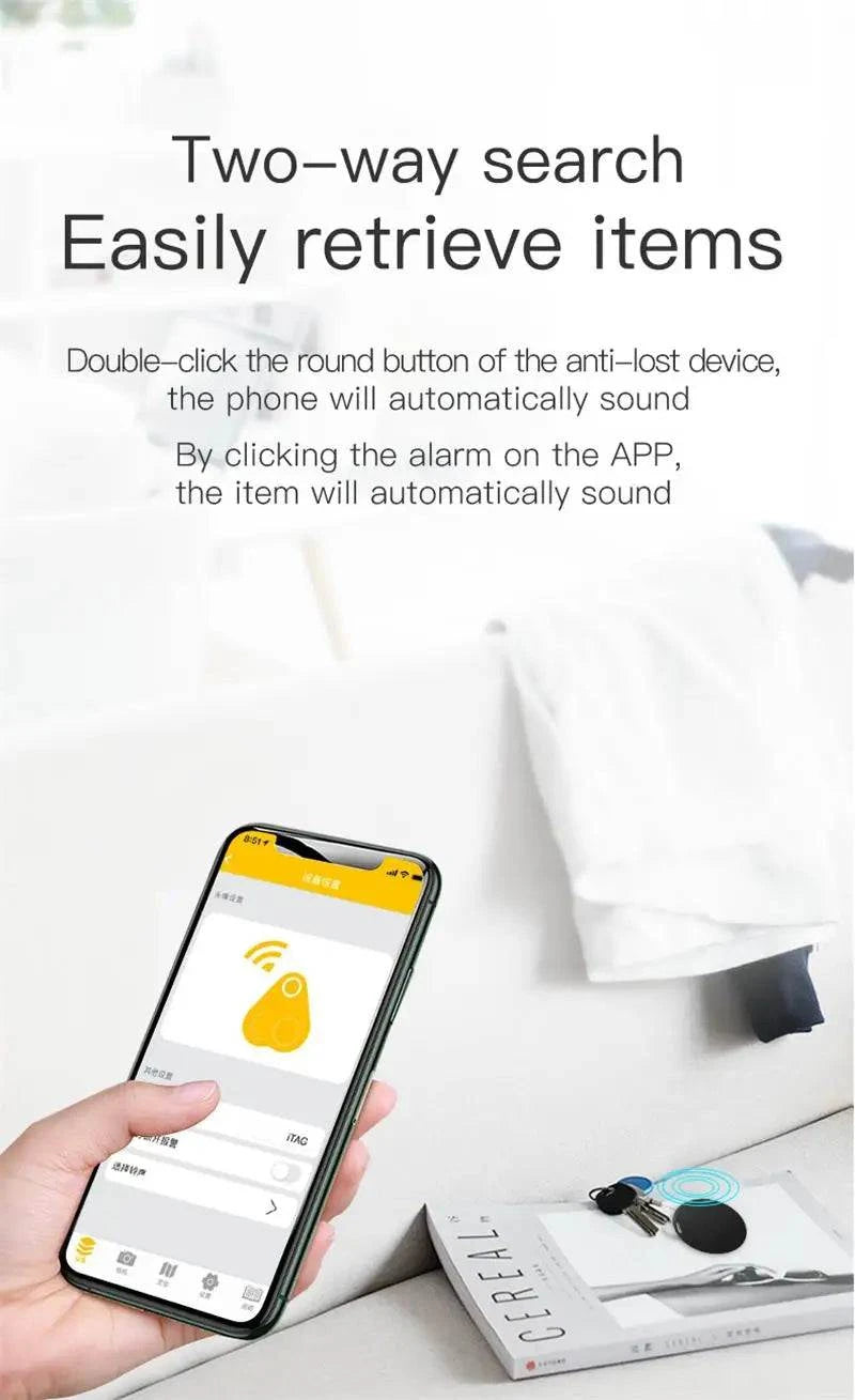 Xiaomi Mini GPS Tracker Bluetooth 5.0 Anti-Lost Smart Finder for Pets Kids Bag Wallet