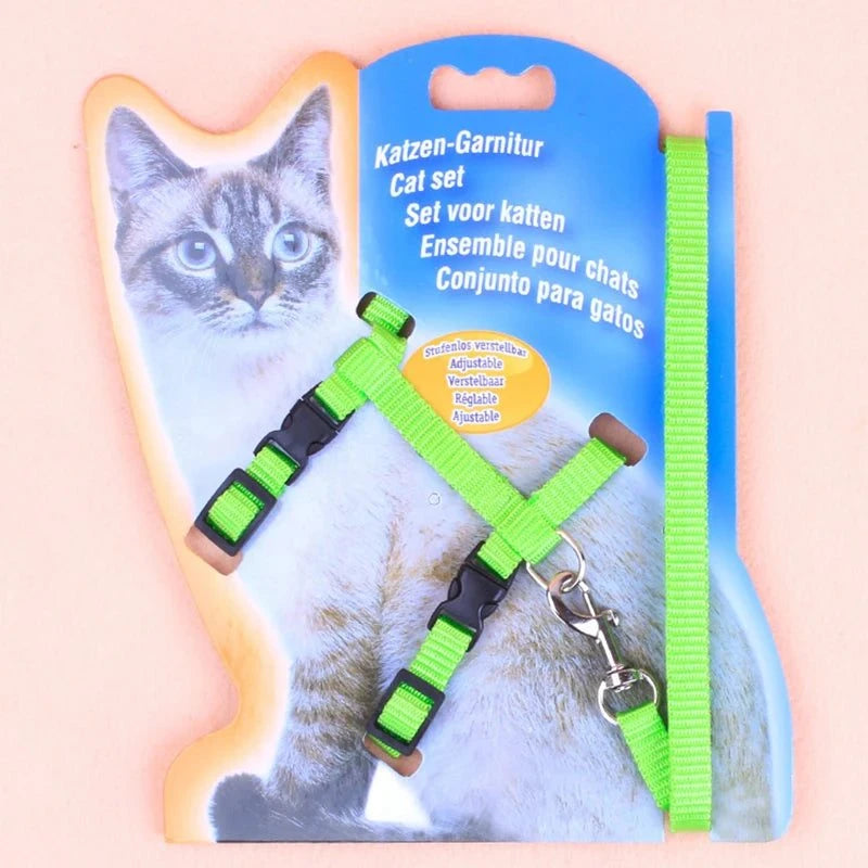 Hot-selling cat chest strap simple design traction rope sturdy and durable pet supplies
