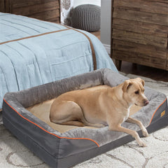 Jumbo Large Orthopedic Dog Bed Memory Foam Pet Sofa Couch Waterproof Elevated Cushion