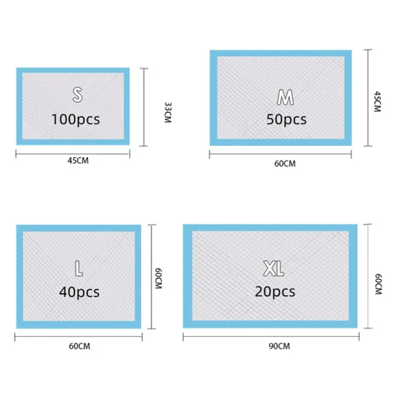 dog nappies Super Absorbent Pet Diaper Disposable Dog Training Pee Pad