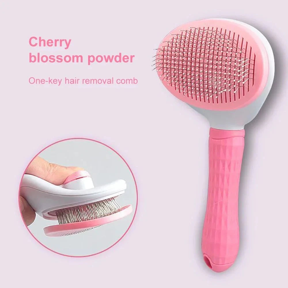 Dog Hair Remover Brush Cat Dog Hair Grooming And Care Comb For Long Hair Cleaning Bath Brush Dog Supplies